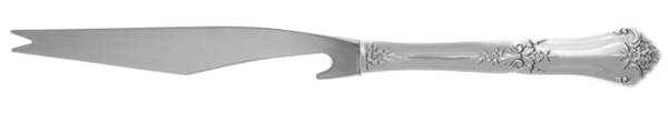 Stately (Sterling, 1948, No Monograms) Bar Knife Serving with Stainless Blade HC