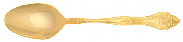 SNF1 (GOLD ELECTROPLT) Place/Oval Soup Spoon