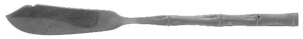 Bamboo (Stainless) Flat Handle Master Butter Knife