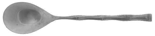 Bamboo (Stainless) Solid Salad Serving Spoon