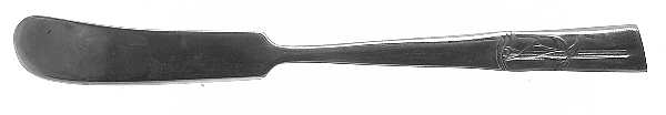 Soo3 (Stainless) Flat Handle Butter Spreader