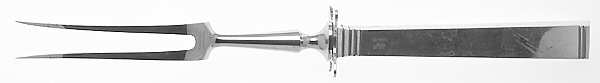 Funkis (Sterling) Small Steak Carving Fork with Stainless Prongs