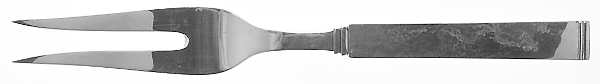 Funkis (Sterling) Medium Solid Cold Meat Serving Fork