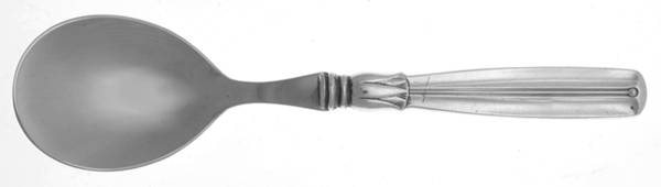 Lotus (Sterling) Salad Serving Spoon Stainless Bowl Medium