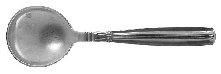 Lotus (Sterling) Round Bowl Soup Spoon (Bouillon)