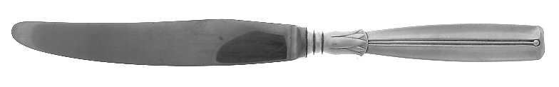 Lotus (Sterling) Modern Hollow Knife