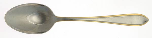 Carrera Gold (Stainless, Gold Accent) Place/Oval Soup Spoon