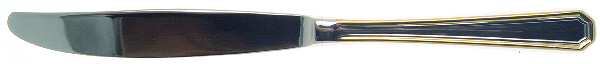 Park Lane Gold (Stainless, Gold Accent) Modern Hollow Knife