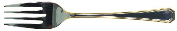 Park Lane Gold (Stainless, Gold Accent) Individual Salad Fork