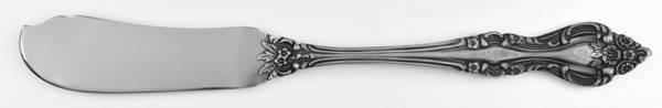 Alexis (Stainless, Japan, Glossy) Flat Handle Master Butter Knife