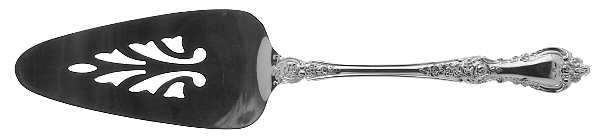 Antique Rose (Stainls) Solid Pierced Pie Server