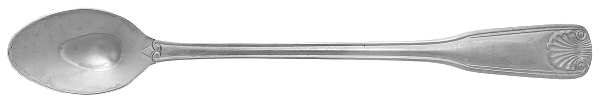 Antique Shell (Stainless) Iced Tea Spoon
