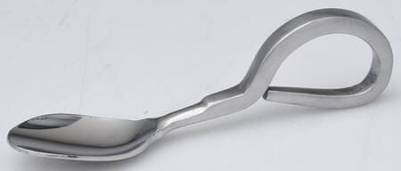 Astro (Stainless) Baby Spoon with Curved Handle HC