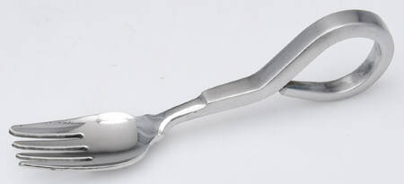 Astro (Stainless) Baby Fork with Curved Handle HC