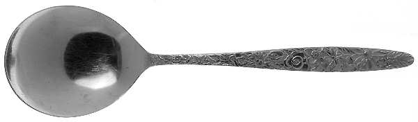 Bouquet (Stainless) Solid Smooth Casserole Spoon