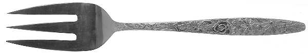Bouquet (Stainless) Medium Solid Cold Meat Serving Fork