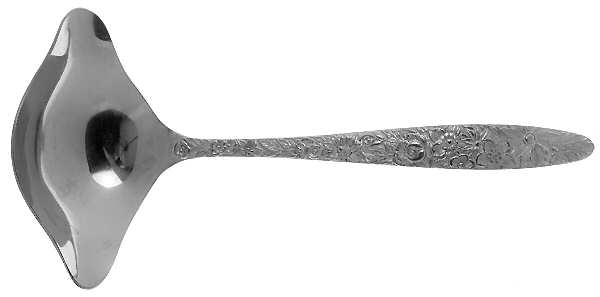 Bouquet (Stainless) Solid Gravy Ladle