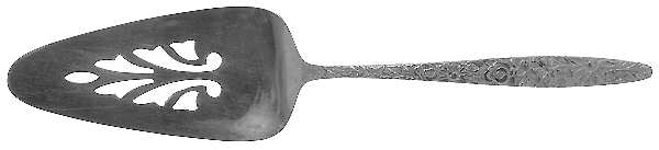 Bouquet (Stainless) Solid Pierced Pie Server