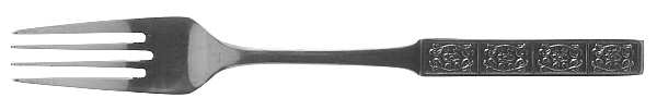 Burguntine-Velvet (Stainless) Individual Salad Fork