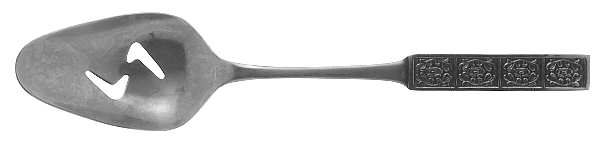 Burguntine-Velvet (Stainless) Pierced Tablespoon (Serving Spoon)