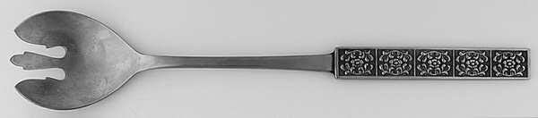 Burguntine-Velvet (Stainless) Oversize Solid Salad Servng Fork