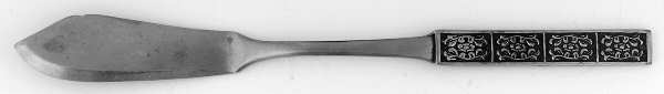 Burguntine-Velvet (Stainless) Flat Handle Master Butter Knife
