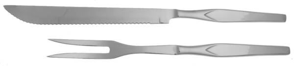 Cortina (Stainless) Large 2-Piece Roast Carving Set w/Stainless Blade