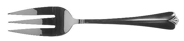 Country Shell (Stainless) Medium Solid Cold Meat Serving Fork