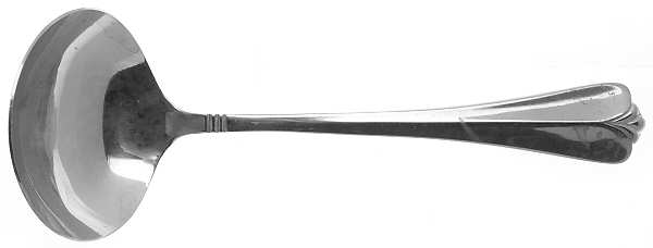 Country Shell (Stainless) Solid Gravy Ladle
