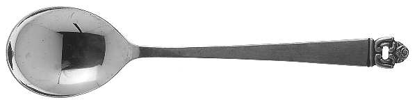 Danish Rose (Stainless) Sugar Spoon