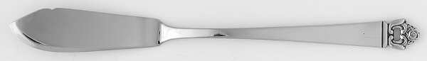 Danish Rose (Stainless) Flat Handle Master Butter Knife