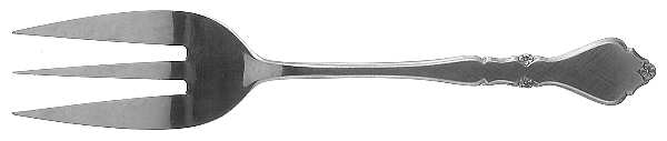 Dorchester (Stainless) Medium Solid Cold Meat Serving Fork