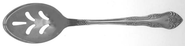 Dream Rose (Stainless, Rogers) Pierced Tablespoon (Serving Spoon)