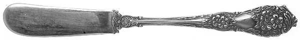 Dulcinea (Stainless) Flat Handle Master Butter Knife