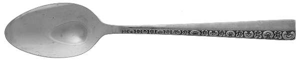 Floral Motif-Danish Mode (Stainless) Place/Oval Soup Spoon