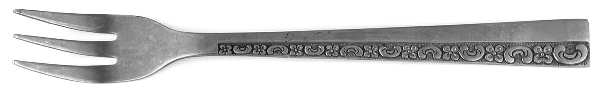 Floral Motif-Danish Mode (Stainless) Cocktail/Seafood Fork