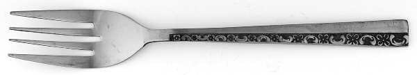 Floral Motif-Danish Mode (Stainless) Individual Salad Fork