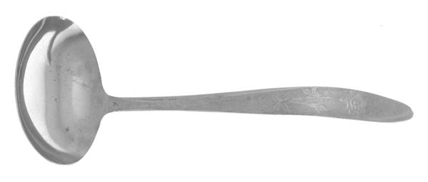 Florentine Rose (Stainless) Solid Gravy Ladle