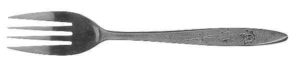Florentine Rose (Stainless) Individual Salad Fork