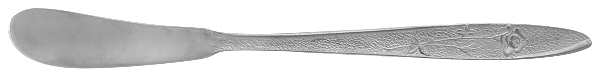 Florentine Rose (Stainless) Flat Handle Butter Spreader