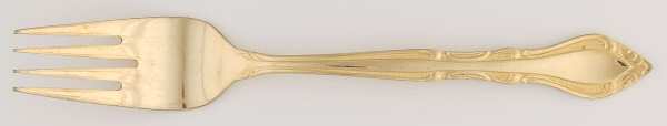 Gold Auberge (Gold Electroplate) Individual Salad Fork