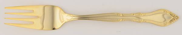 Gold Auberge (Gold Electroplate) Individual Salad Fork