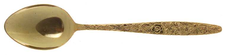Golden Bouquet (Gold Electroplate) Tablespoon (Serving Spoon)