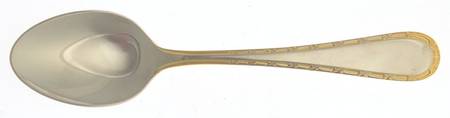 Gold Charisse (Stainless, Gold Accent) Place/Oval Soup Spoon