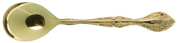 Gold Charles IV (Gold Electroplate) Sugar Spoon