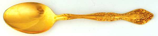 Gold Charles IV (Gold Electroplate) Place/Oval Soup Spoon