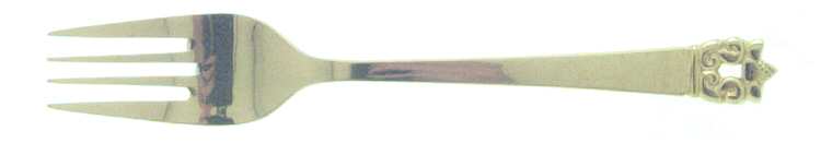Golden Roget (Gold Electroplate) Individual Salad Fork