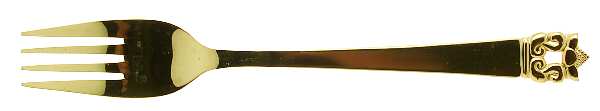 Golden Roget (Gold Electroplate) Fork