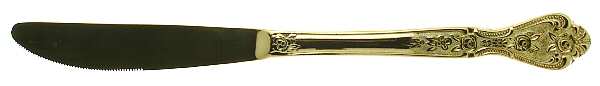 Gold Royalty (Gold Electroplate) Modern Solid Knife