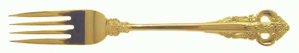 Golden Sir Mark (Gold Electroplate) Fork